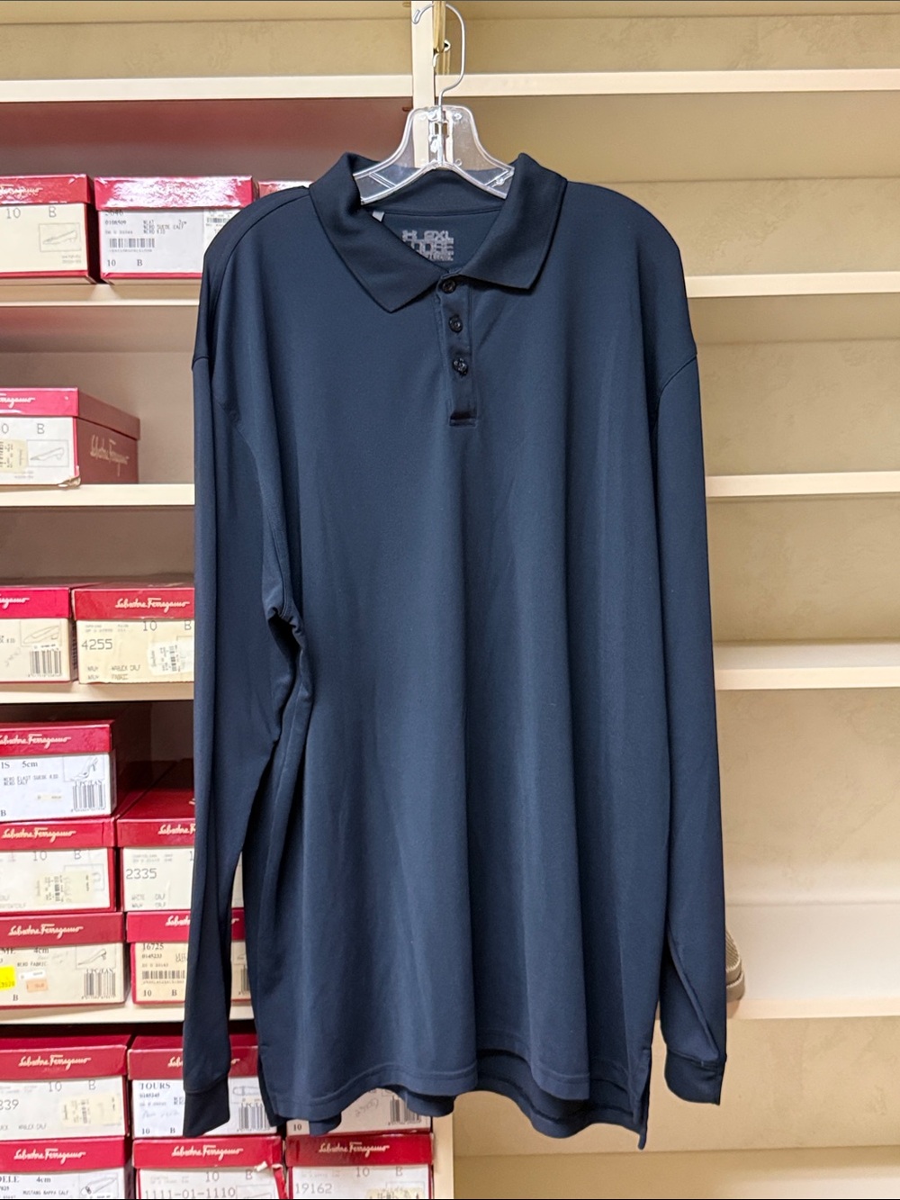 Under Armour Men's Long-Sleeve Polo - black